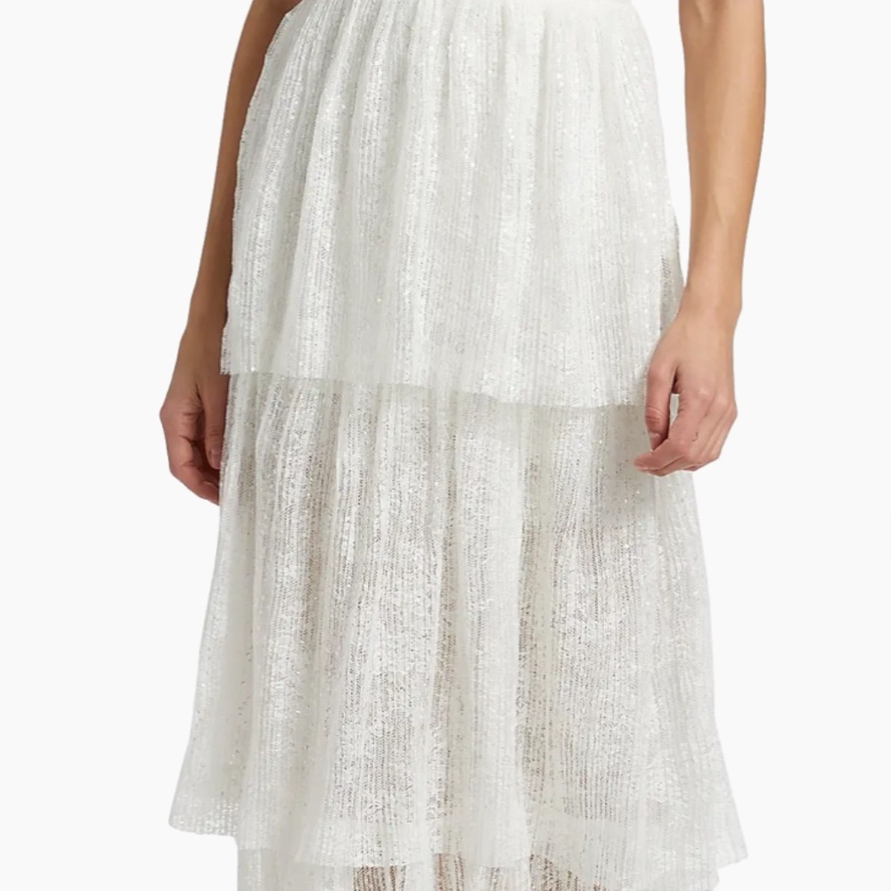 Sabina Musáyev Sandrine Sheer Sequin Gown